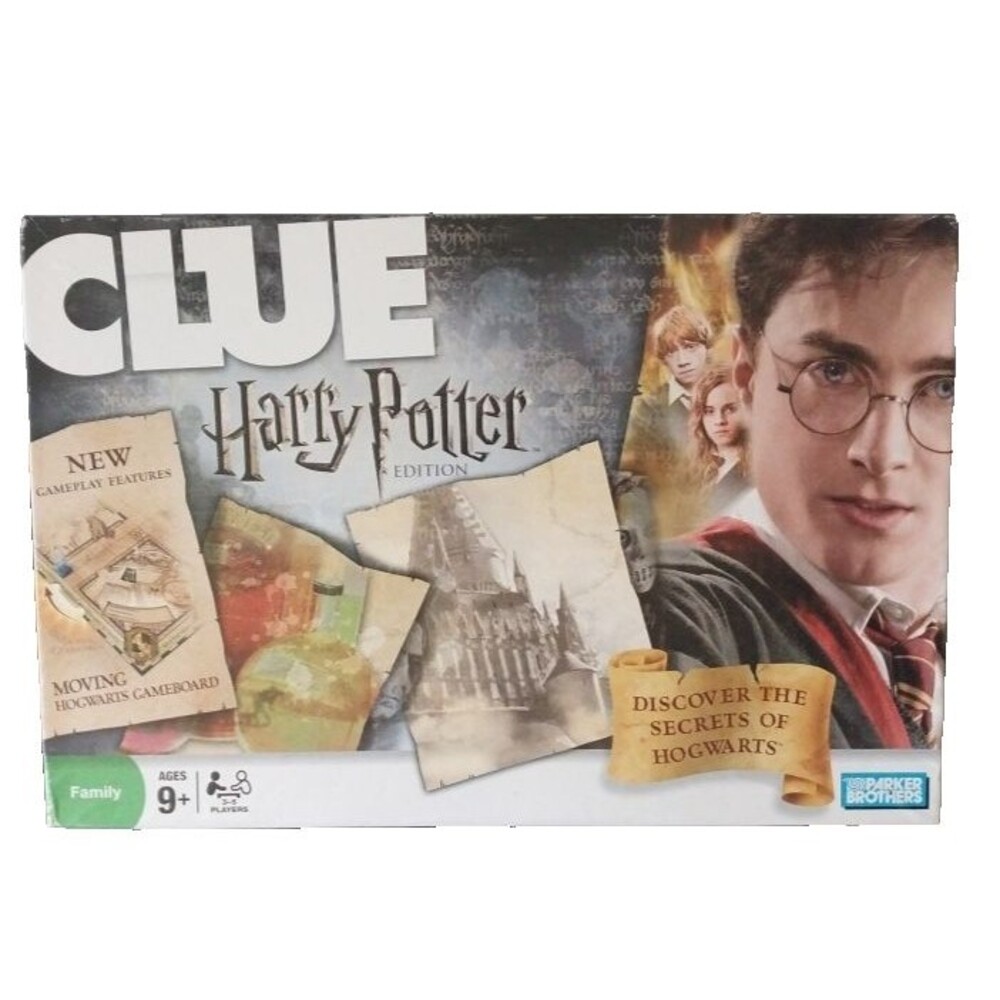 Parker Brothers Clue: Harry Potter Edition Board Game 3-5 Players 9+